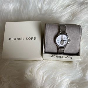 MK Silver Watch